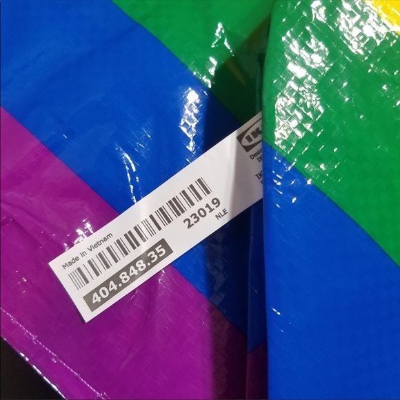 FREE w/ purchase NWT IKEA rainbow pride tote bag - Picture 4 of 7